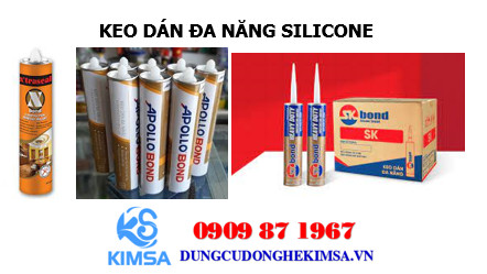 Tổng hợp các loại keo silicone đa năng thông dụng.