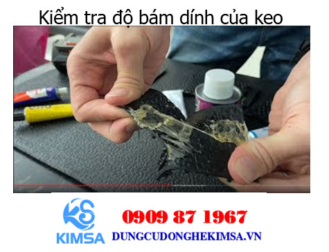 Tính chất độ bám dính của keo công nghiệp