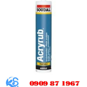 keo silicone soudal acryrub