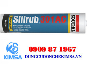 keo silicone axit soudal silirub 301 ac