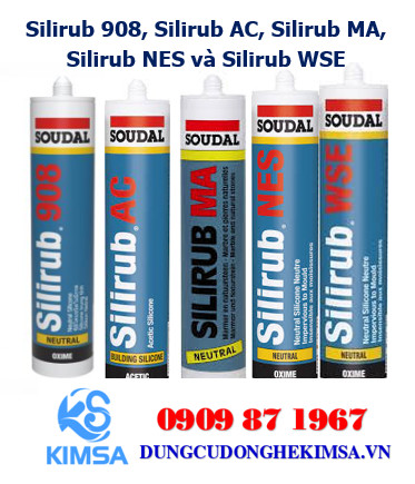 keo silicone soudal silirub pho bien