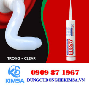 keo tram khe silicone axit kingbond a800