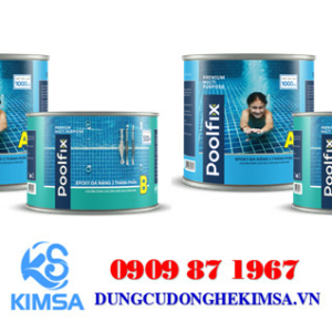 Keo dan gach ho boi 2 thanh phan goc Epoxy APOXY POOLFIX