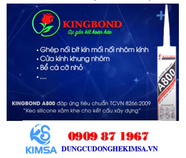 keo kingbond silicon khung cua be ca