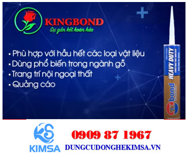 keo silicon kingbond dan go