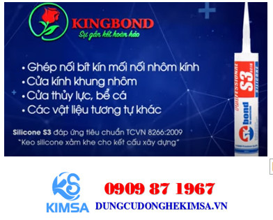 keo silicone kingbond bit kin moi noi