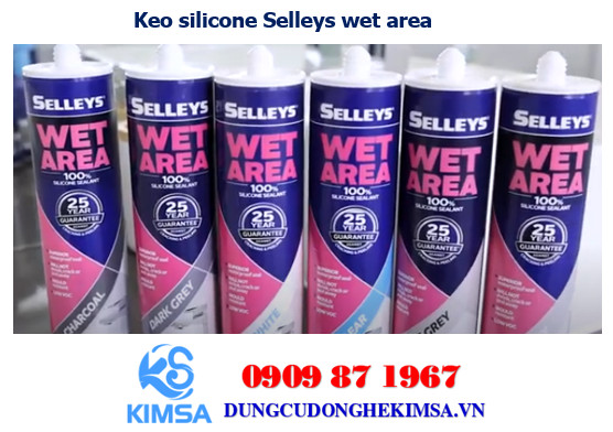 keo silicone selleys wet area