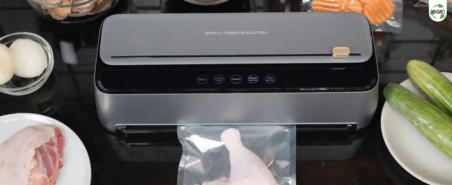 Kinh nghiệm chọn mua máy hút chân không thực phẩm 8 Máy hút chân không VC77 - G2 với công suất 145W phù hợp với mọi gia đình